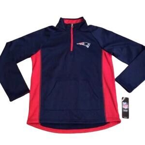 NFL New England Patriots Boy's LG Graphic Pullover NWT